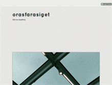 Tablet Screenshot of orasfarasiget.com
